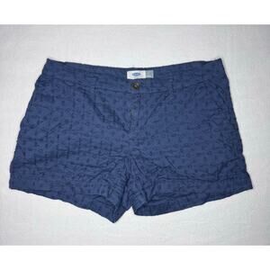 Navy Blue Eyelet Casual Old Navy Shorts
